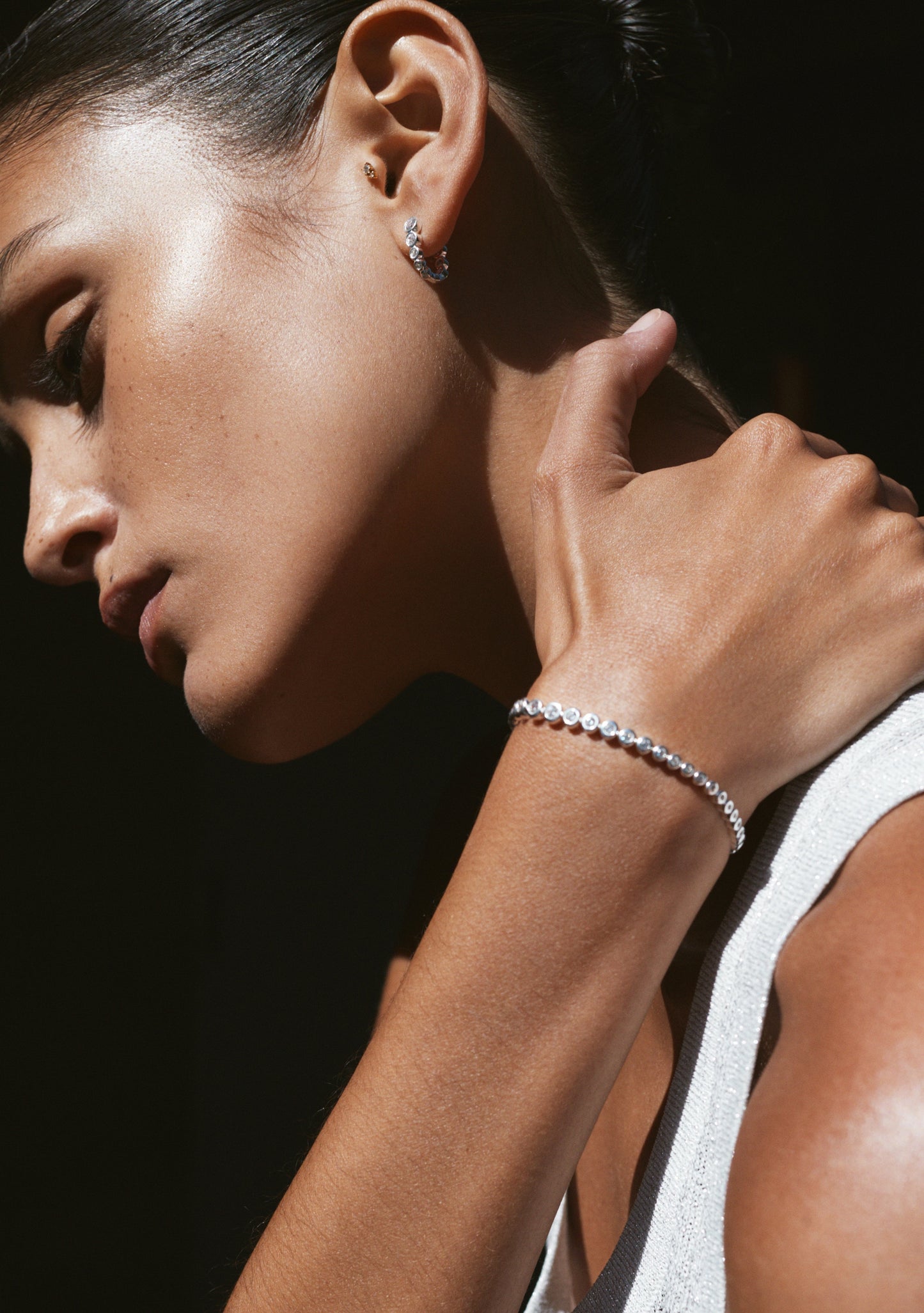 Crescendo Tennis Bracelet - Silver