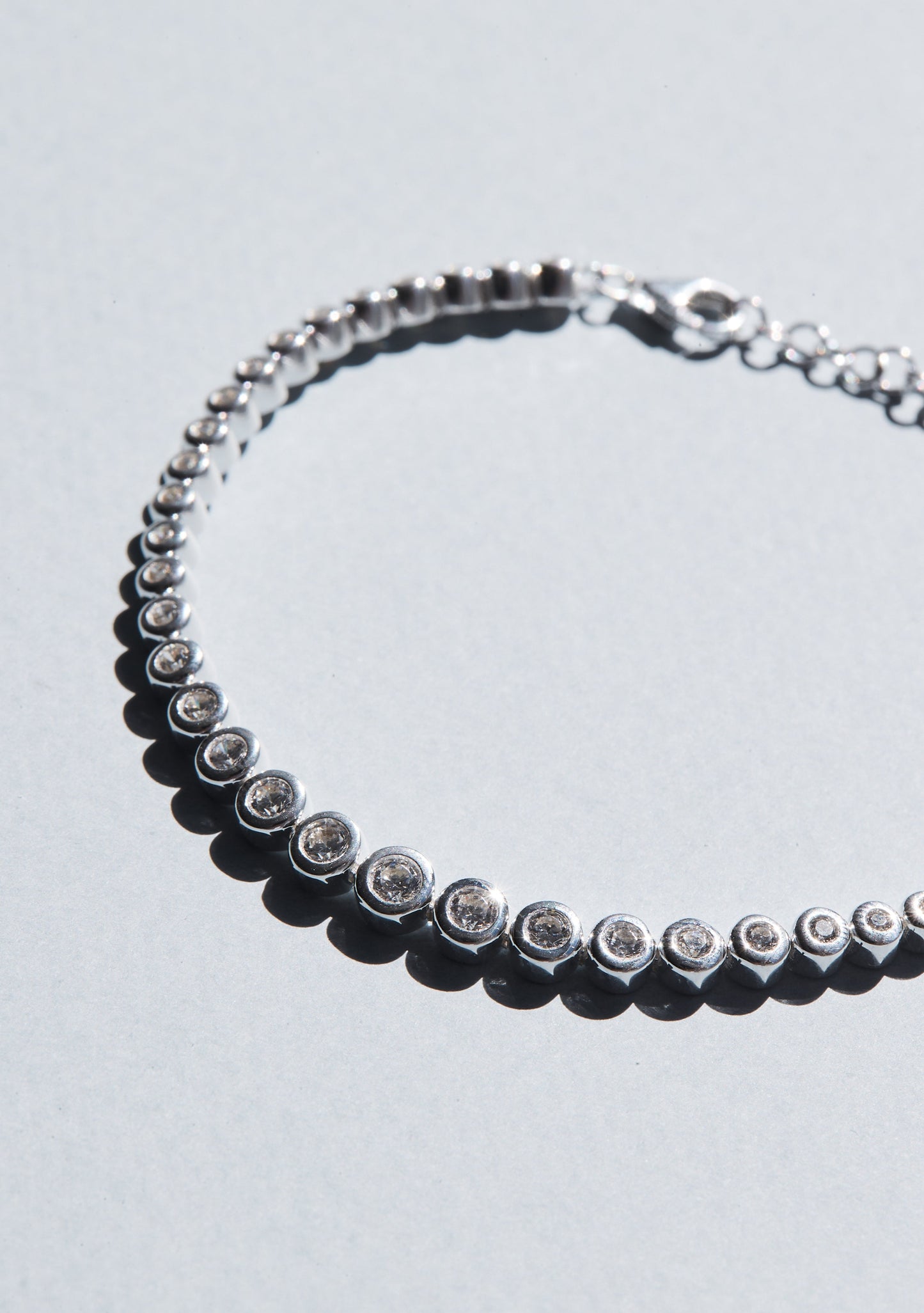 Crescendo Tennis Bracelet - Silver