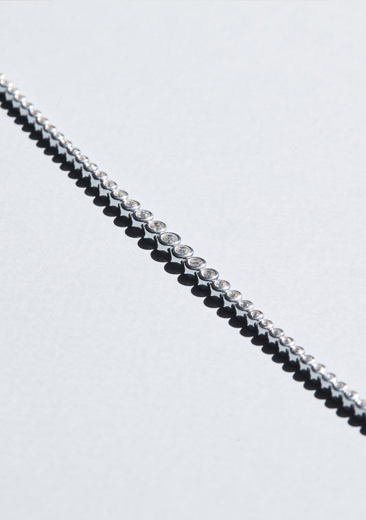 Crescendo Tennis Bracelet - Silver