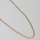 Dash Dot Chain Necklace - Gold