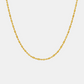 Dash Dot Chain Necklace - Gold