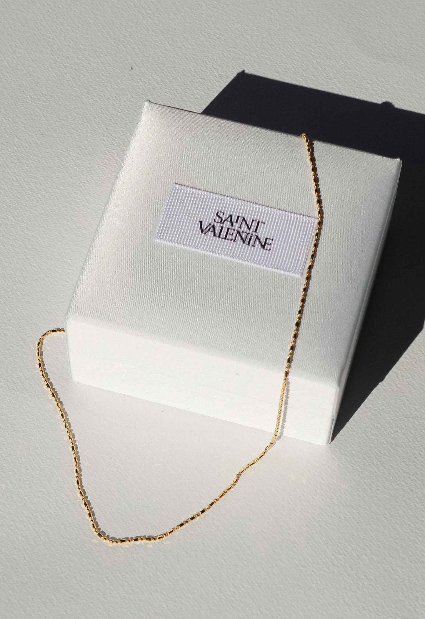 Dash Dot Chain Necklace - Gold