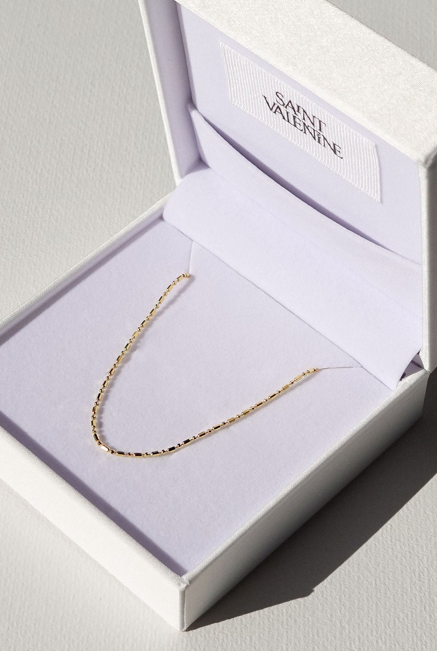 Dash Dot Chain Necklace - Gold