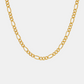 Figaro Chain Necklace - Gold