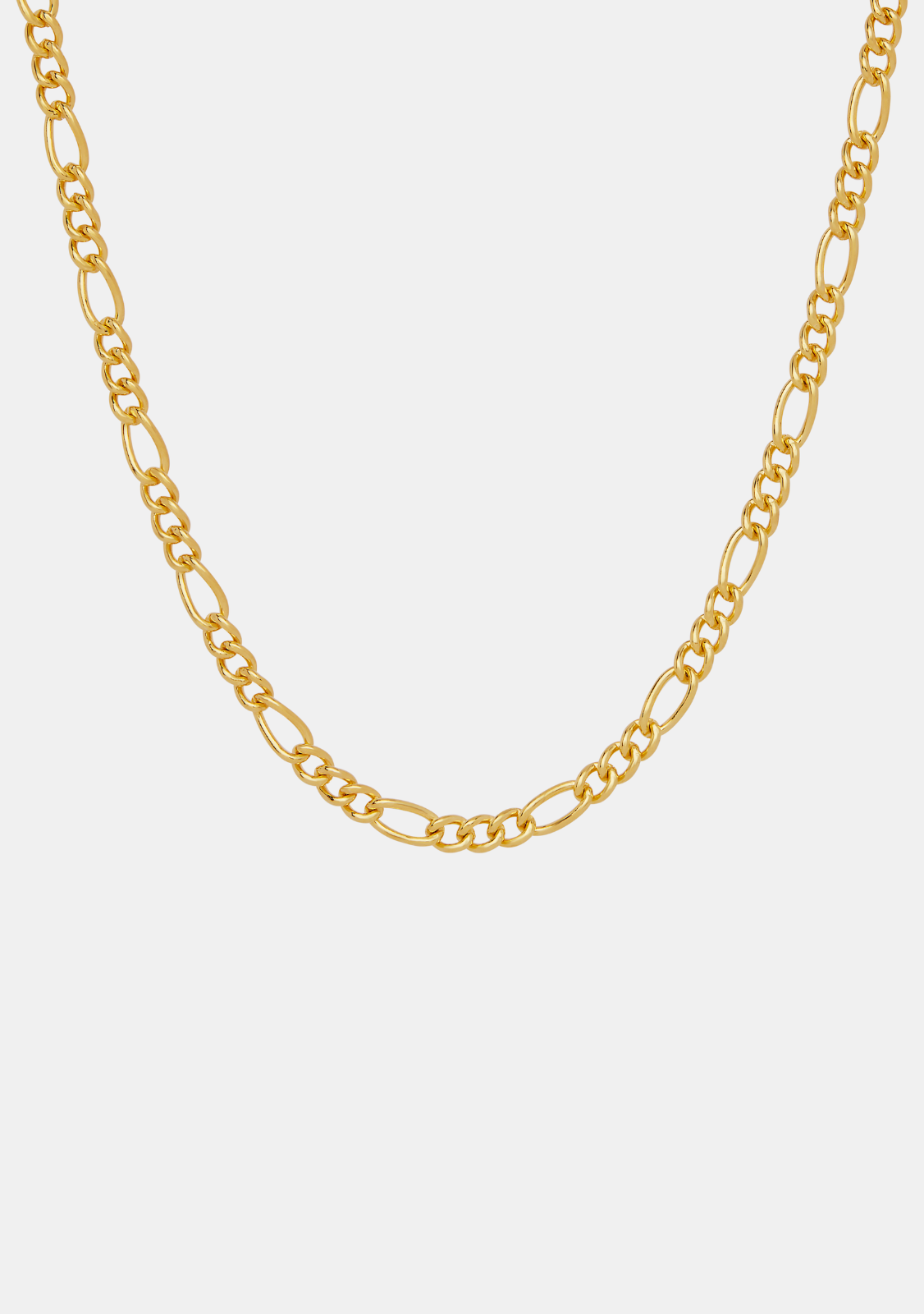 Figaro Chain Necklace - Gold