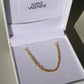 Figaro Chain Necklace - Gold
