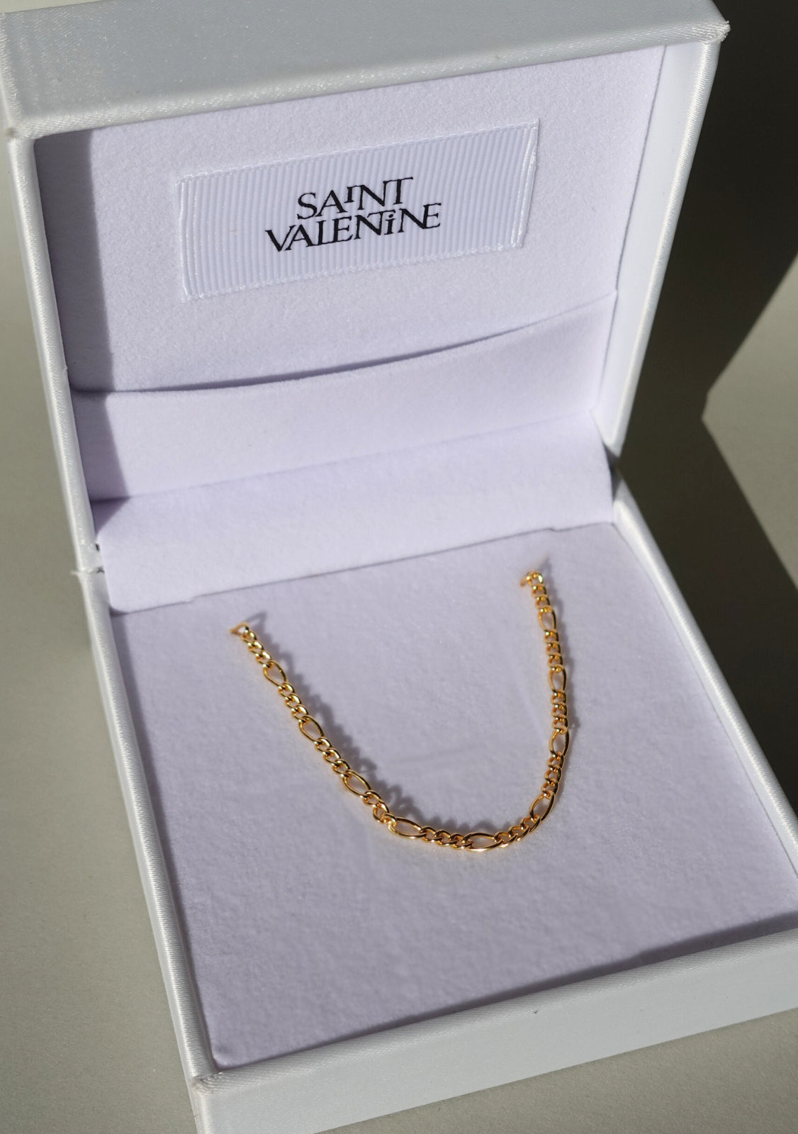 Figaro Chain Necklace - Gold