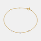 Floating Stone Bracelet - Gold