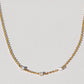 Floating Stone Necklace - Gold