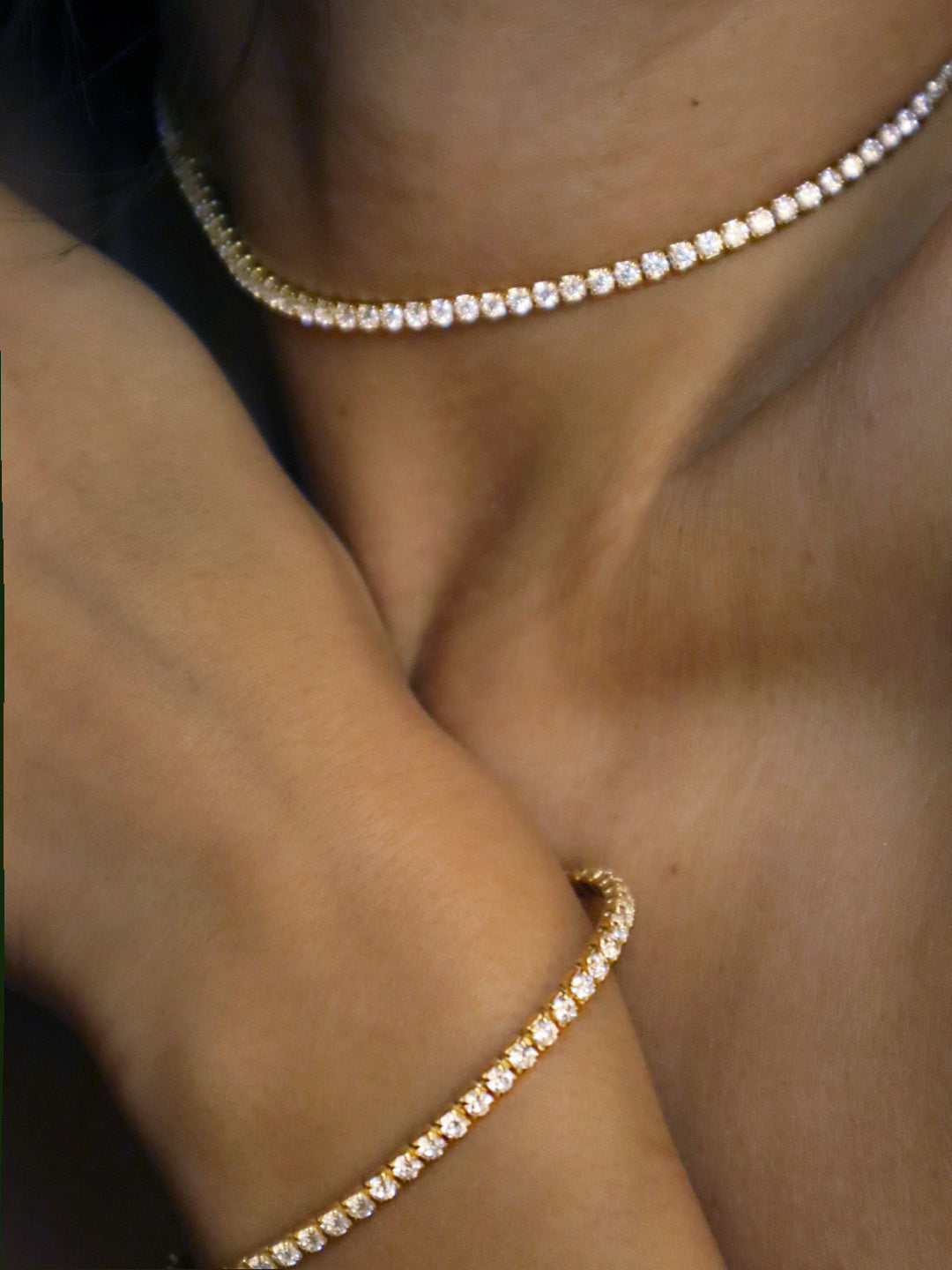 Aspen Tennis Bracelet - Gold