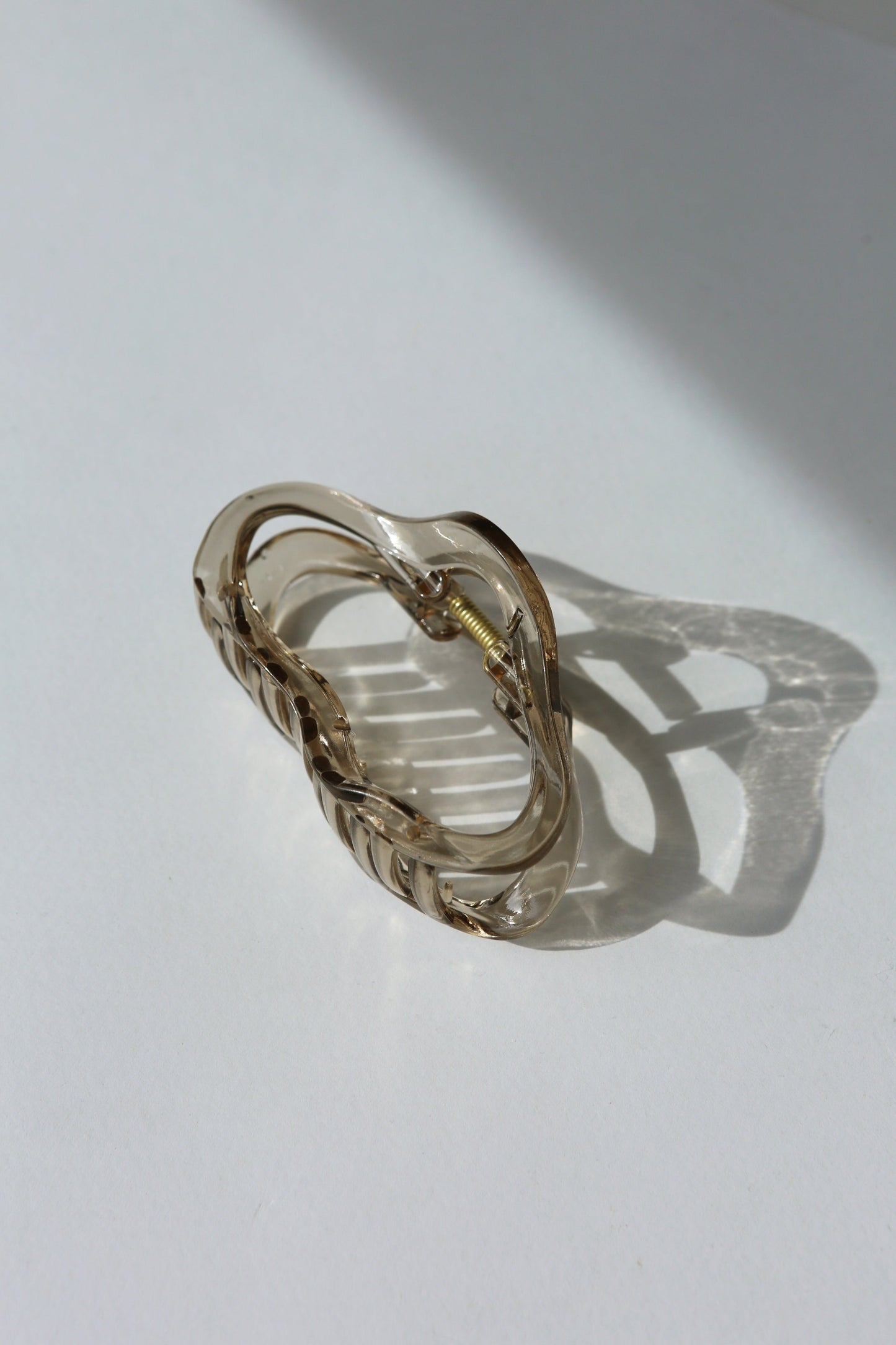 Cloud Hair Claw - Clear Grey