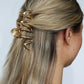 Wavy Hair Claw - Gold
