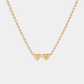 Heart Connection Necklace - Gold