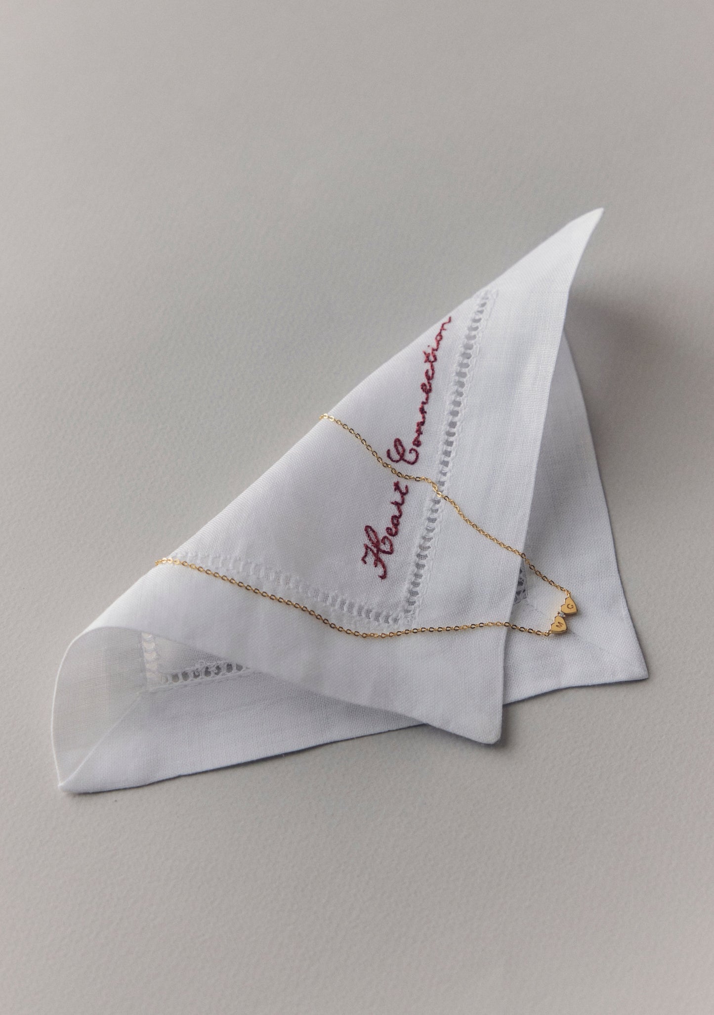 Heart Connection Necklace - Gold