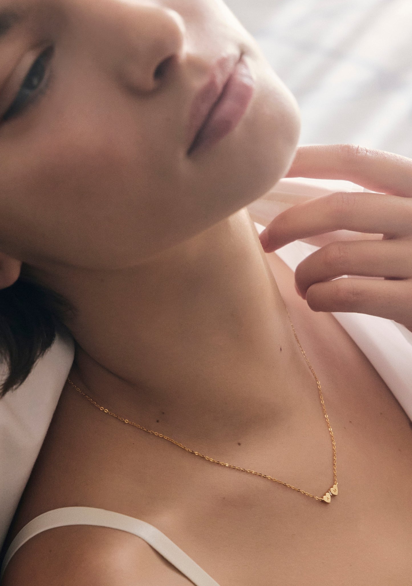 Heart Connection Necklace - Gold