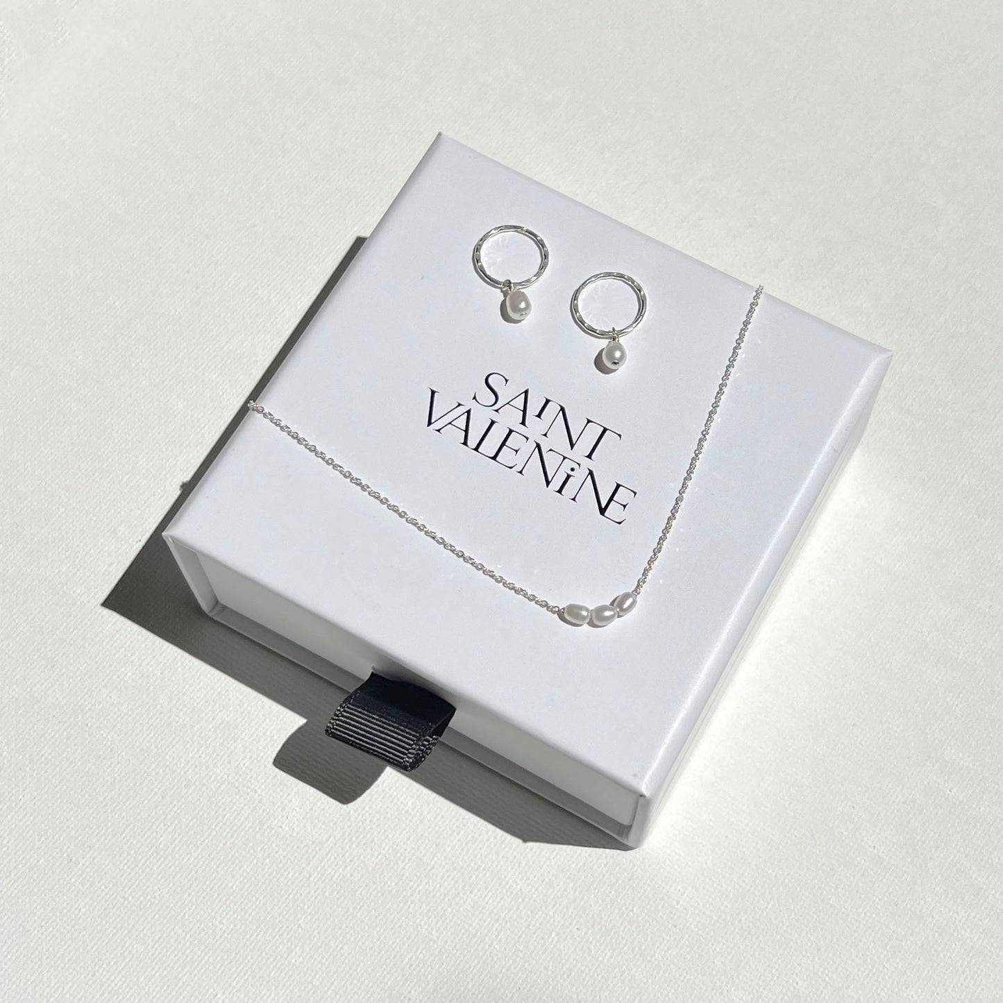 The Mini Pearl Duo Set - Silver