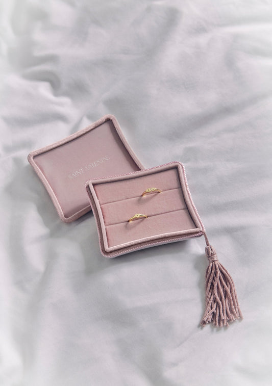 Velvet Jewellery Box - Petal