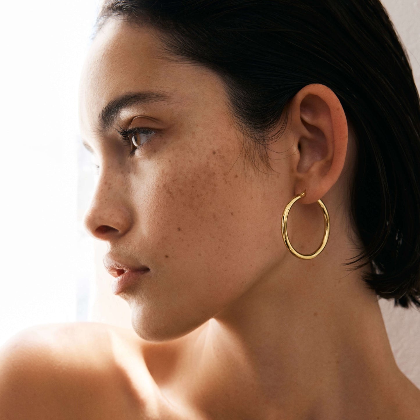 Classic Hoops Large - Gold