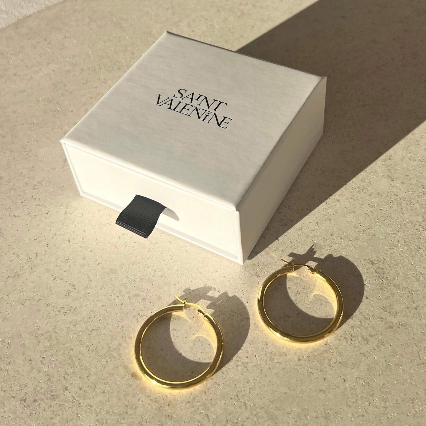 Classic Hoops Large - Gold