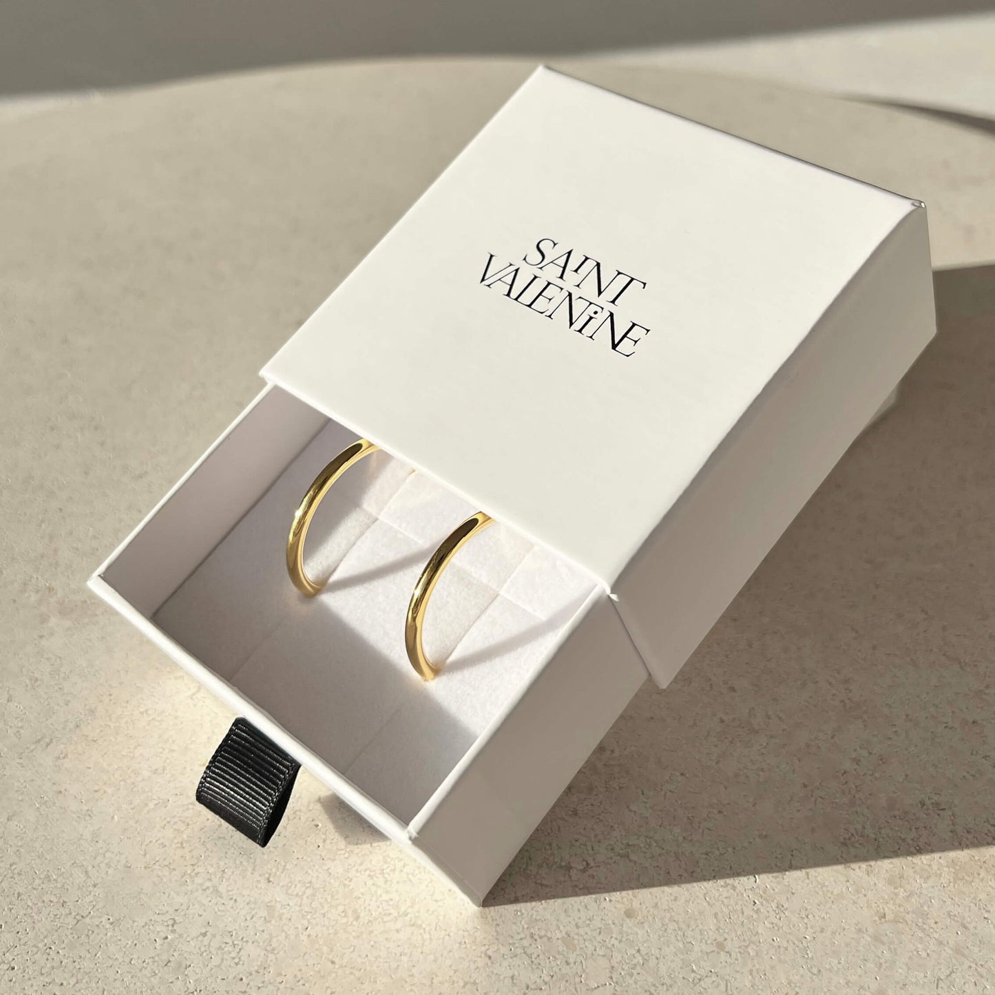 Classic Hoops Large - Gold