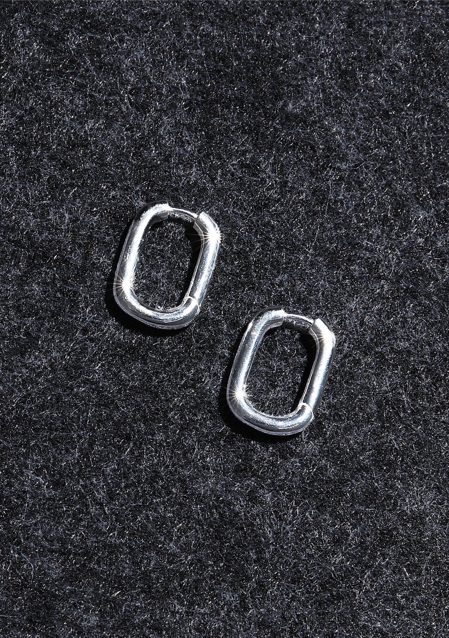 Amsterdam Large Hoops - Silver