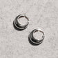 Positano Large Hoops - Silver