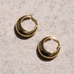 Positano Large Hoops - Gold