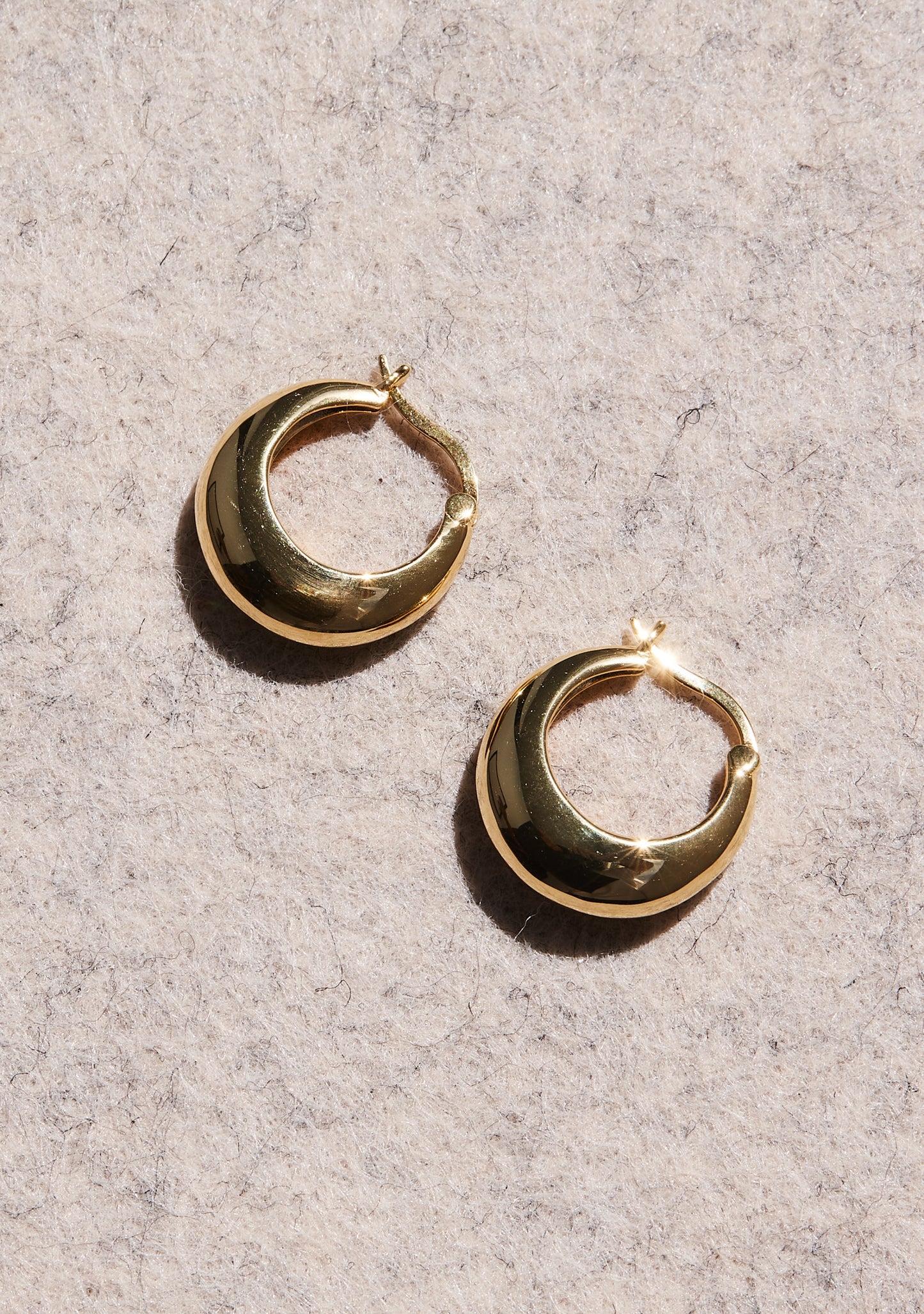 Positano Large Hoops - Gold