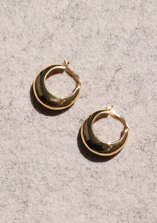 Positano Large Hoops - Gold