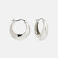 Positano Large Hoops - Silver