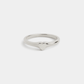 Love Letter Signet Ring - Silver