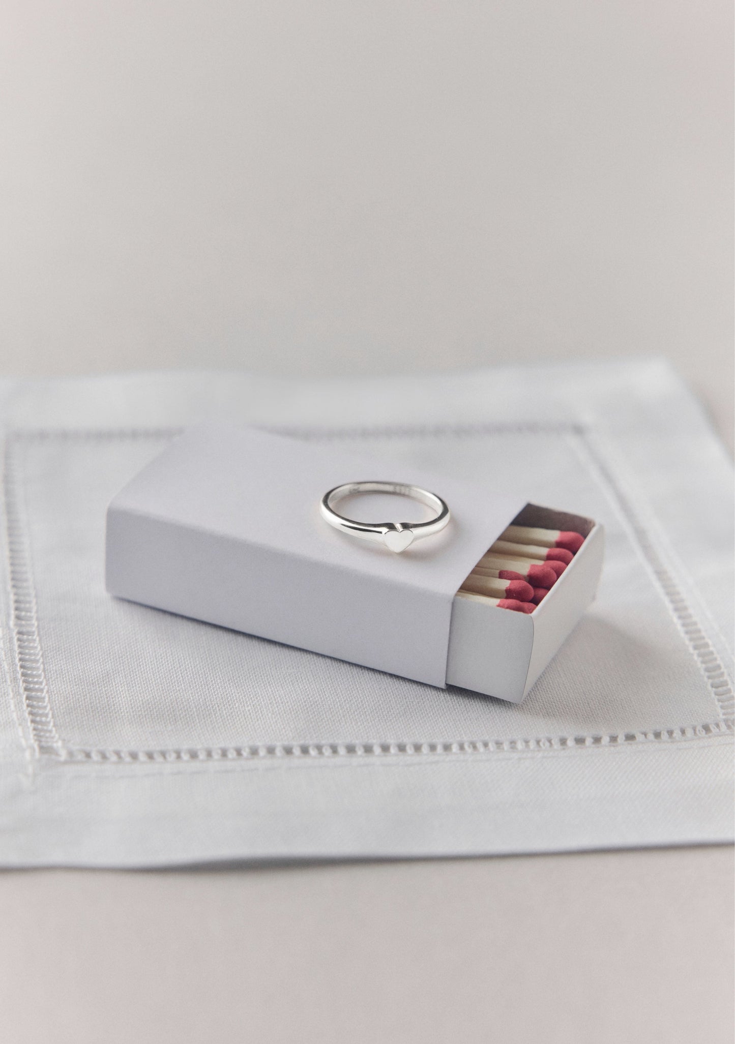 Love Letter Signet Ring - Silver