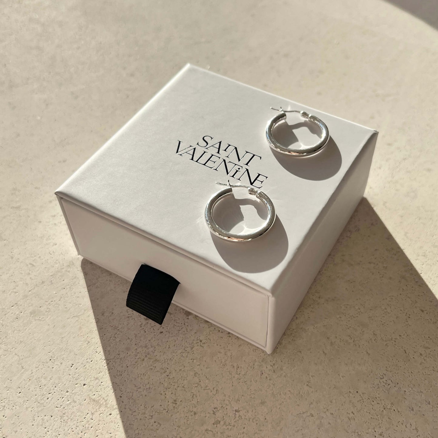 Classic Hoops Medium - Silver