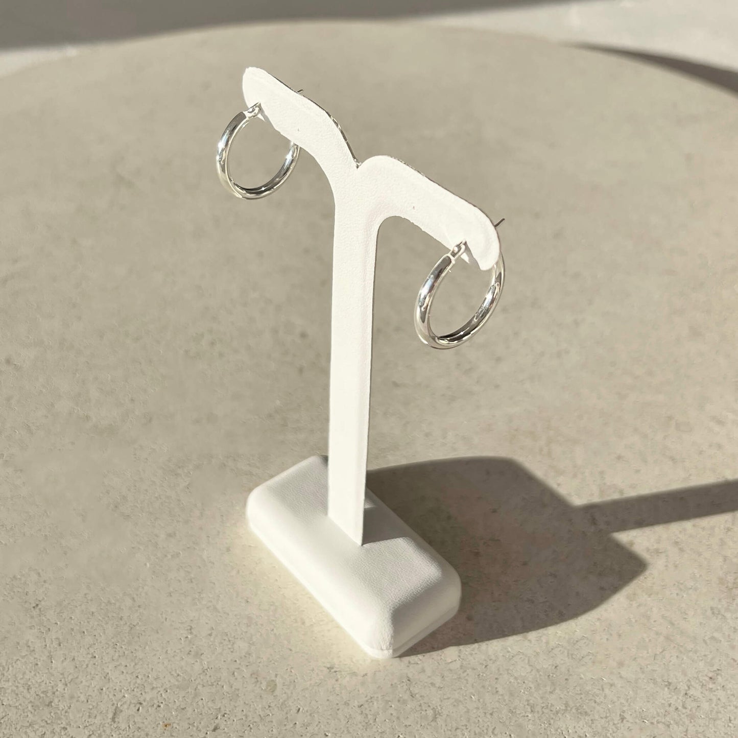 Classic Hoops Medium - Silver