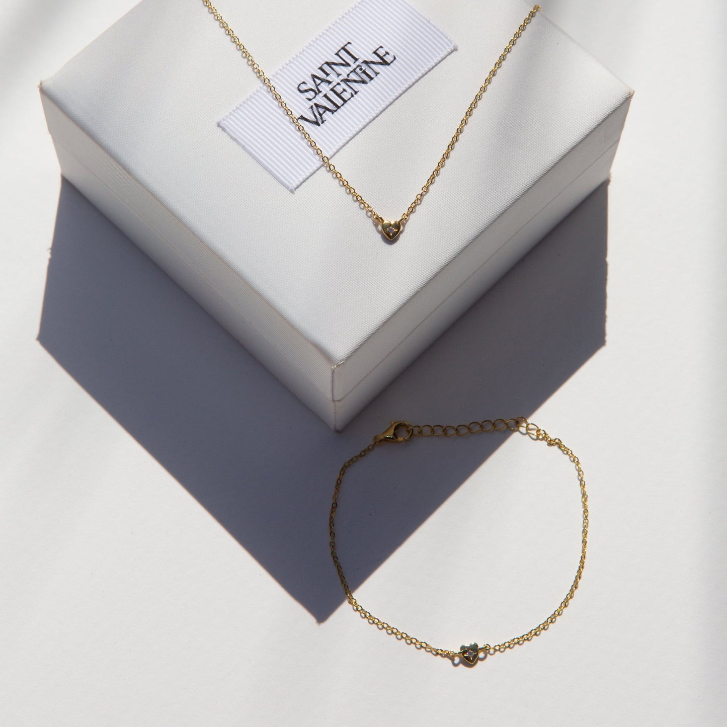 Mini Heart Necklace - Gold