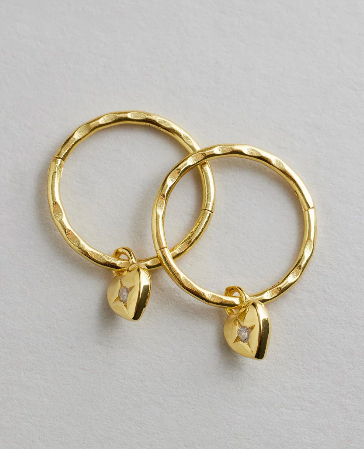 Mini Heart Charm - Single - Gold