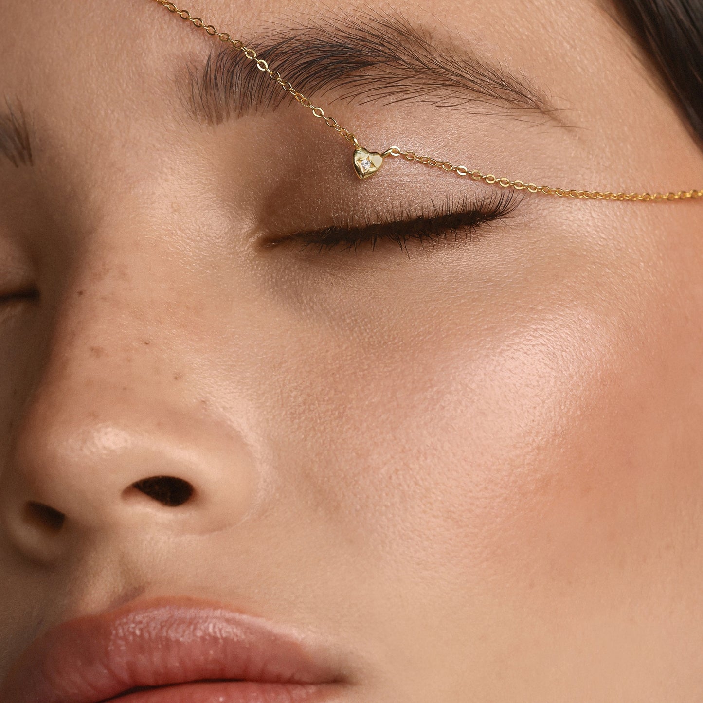 Mini Heart Necklace - Gold