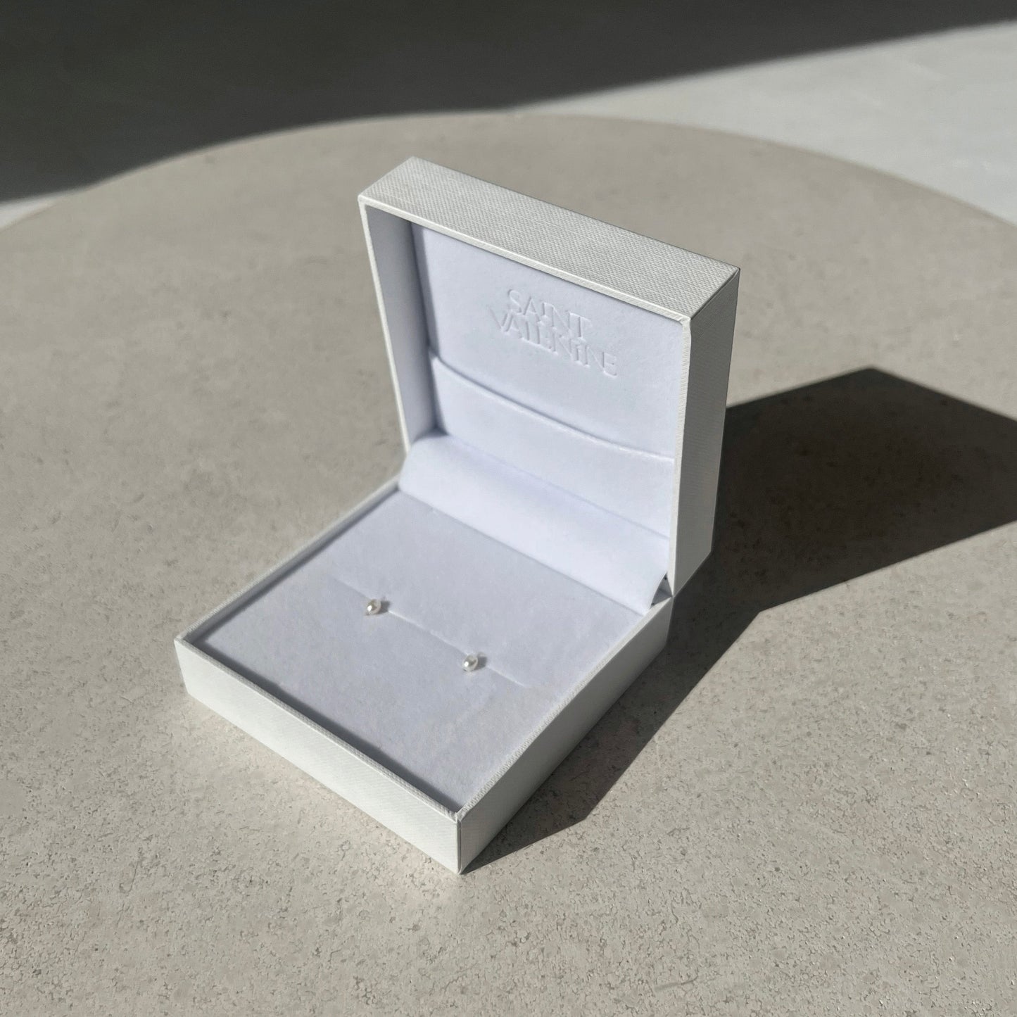 Mini Pearl Studs - Silver