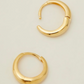 Positano Mini Hoops - Gold