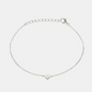 Mini Heart Bracelet - Silver
