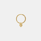 Mini Heart Hoop - Single - Gold