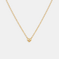 Mini Heart Necklace - Gold
