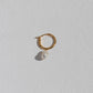 Mini Keshi Pearl Hoop - Single - Gold