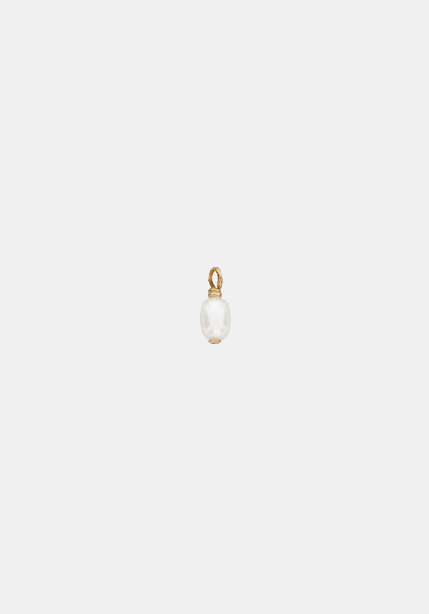 Mini Pearl Charm - Single - Gold