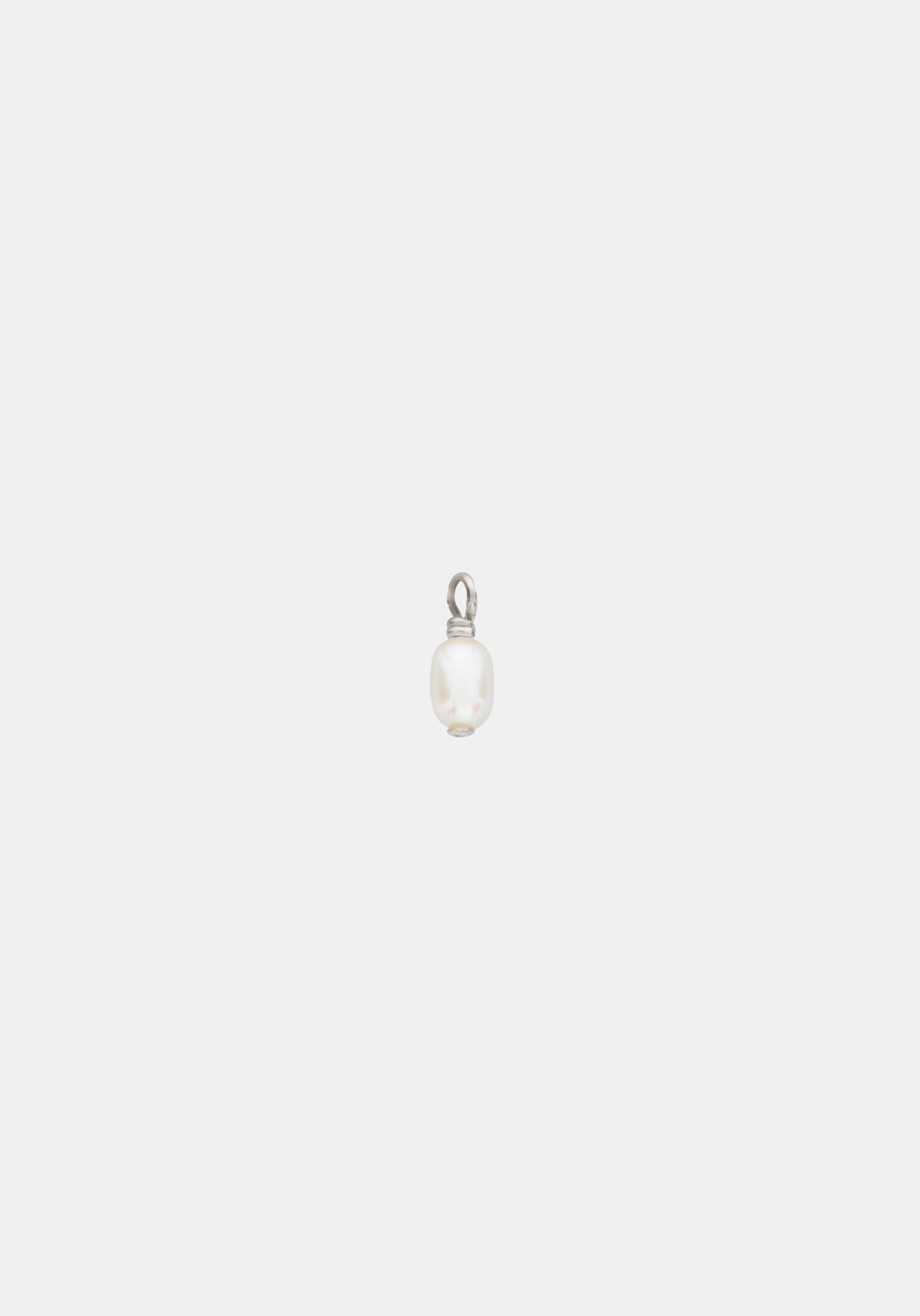 Mini Pearl Charm - Single - Silver