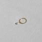 Mini Pearl Hoop - Single - Gold