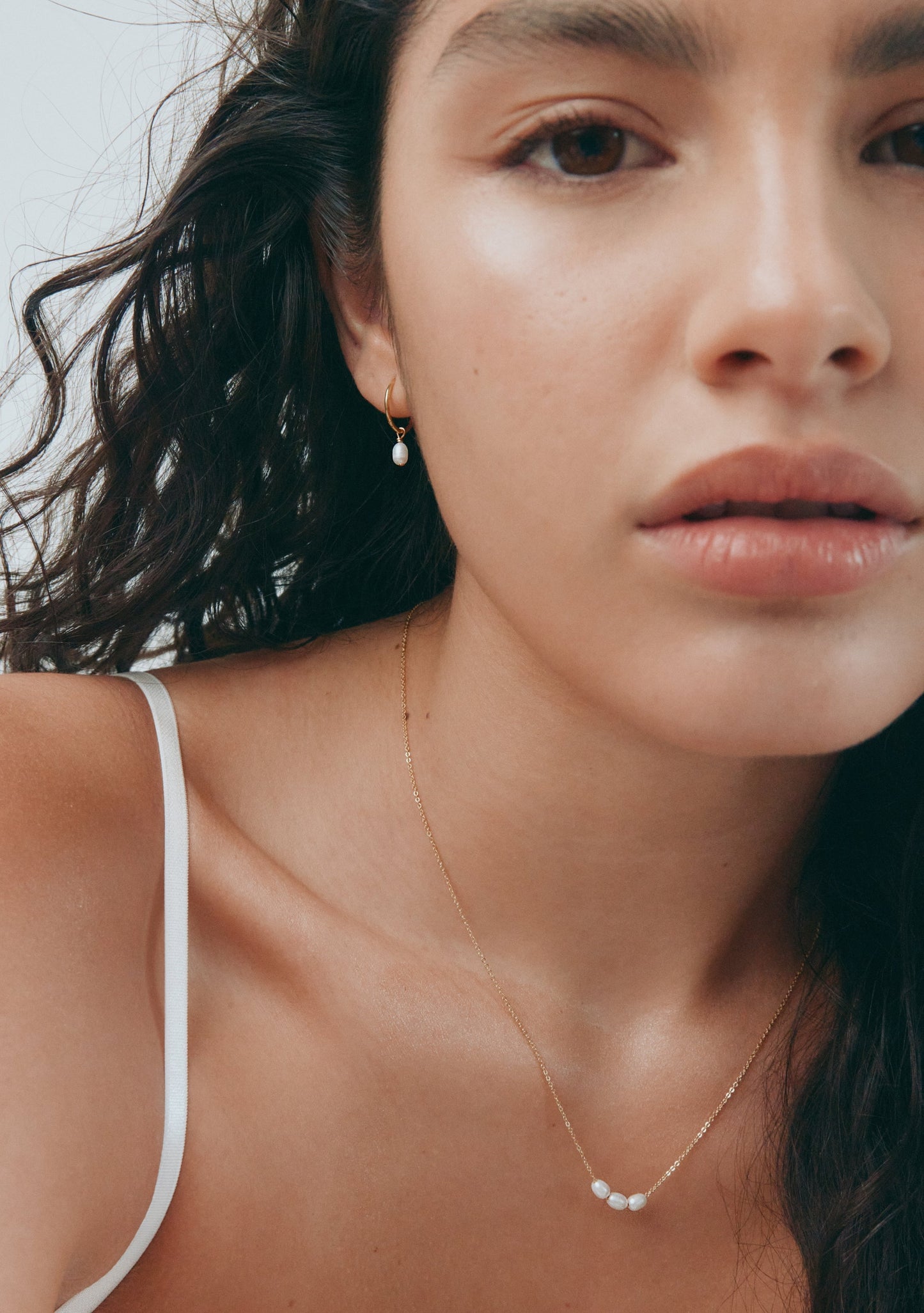 The Mini Pearl Duo Set - Gold