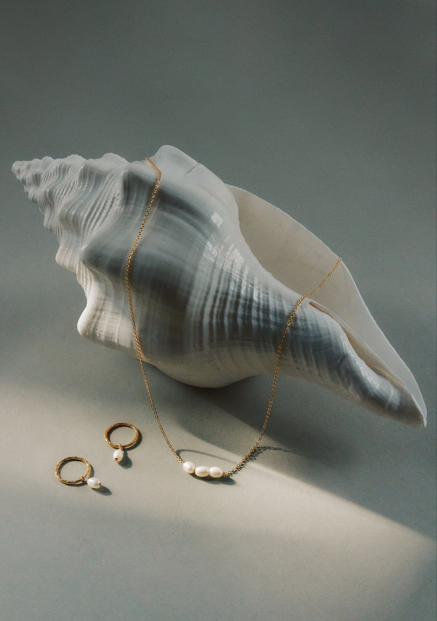 The Mini Pearl Duo Set - Gold