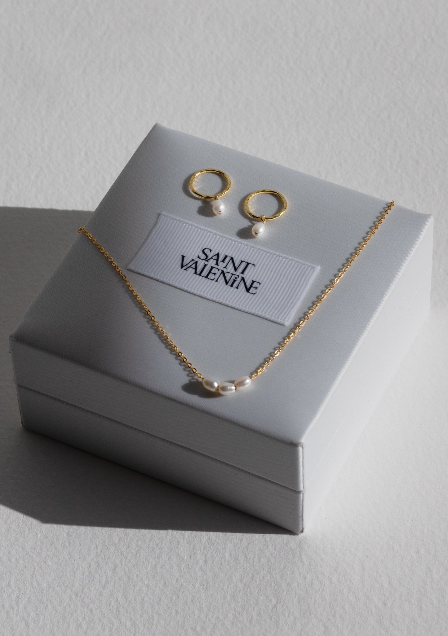 The Mini Pearl Duo Set - Gold