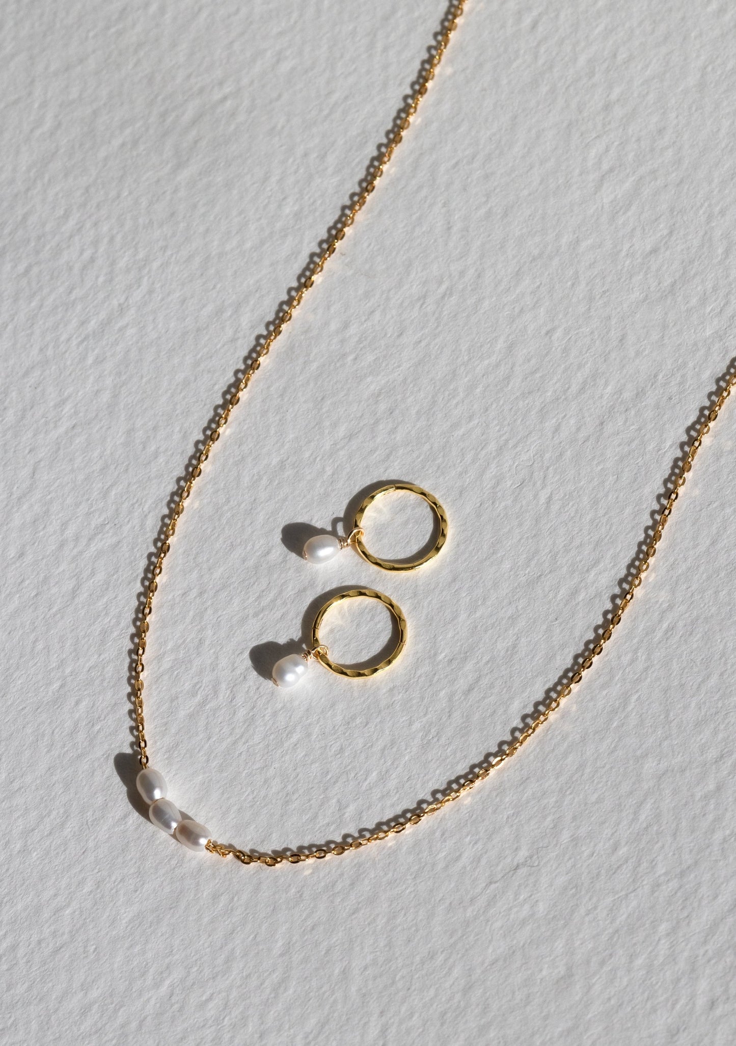 The Mini Pearl Duo Set - Gold